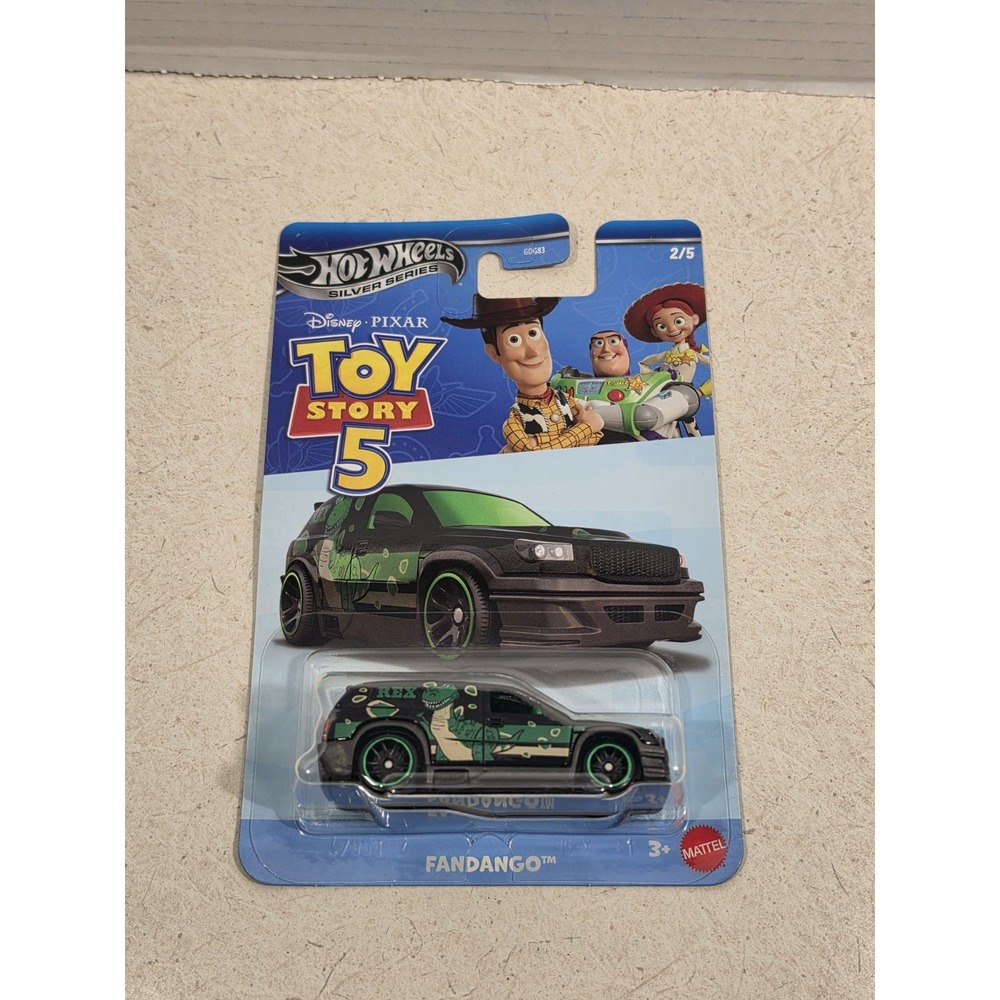 HOT WHEELS SILVER SERIES DISNEY TOY STORY 5 REX FANDANGO VAN
